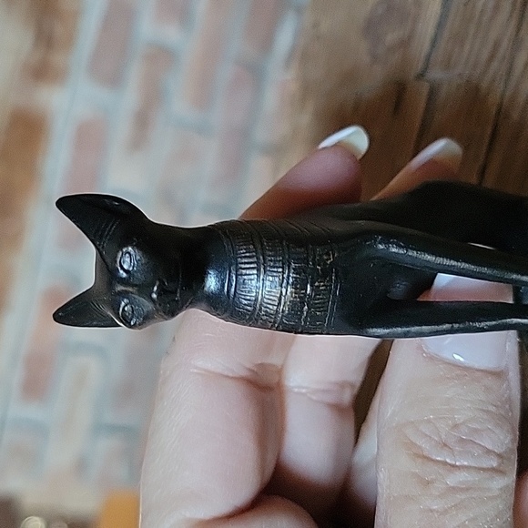 EGYPTIAN CAT FIGURINE - Picture 3 of 7
